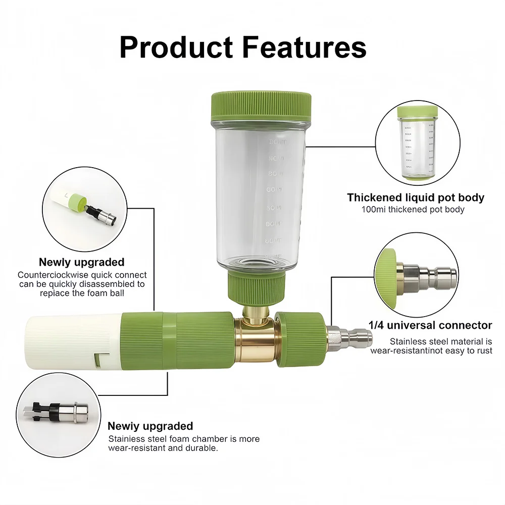 Cannone schiumogeno per autola - Pressure Washer Foam Gun recensione e prezzo