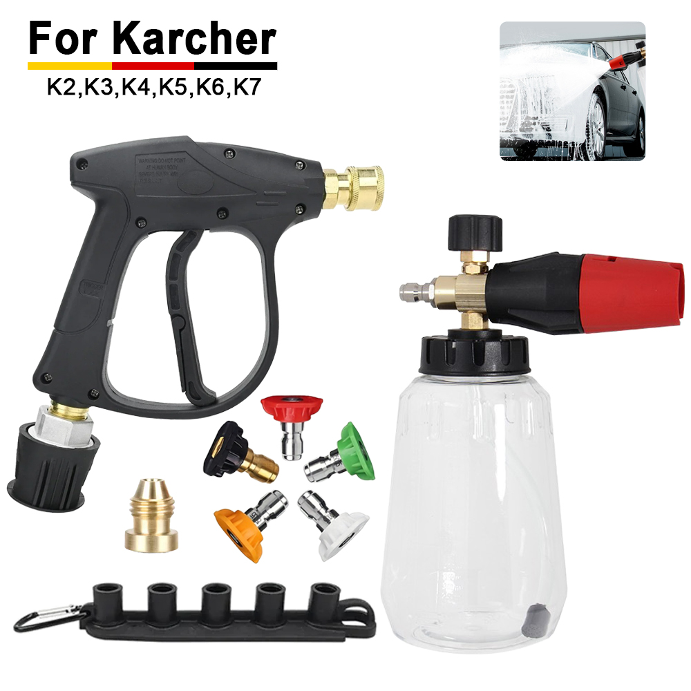 Kit lancia schiuma neve compat - Pressure Washer Foam Gun recensione e prezzo