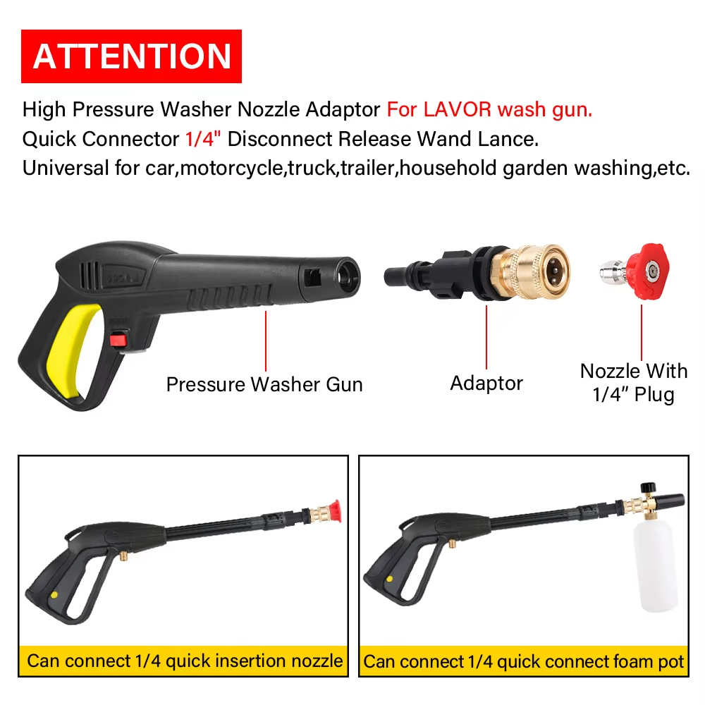 Adattatore di connessione rapi - Pressure Washer Foam Gun recensione e prezzo